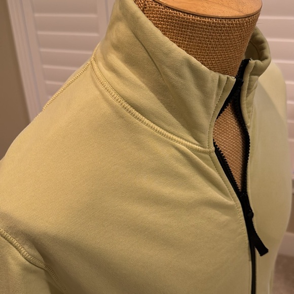 Stone Island, zipped cotton jacket, lime green, Large, EUC - Picture 3 of 13